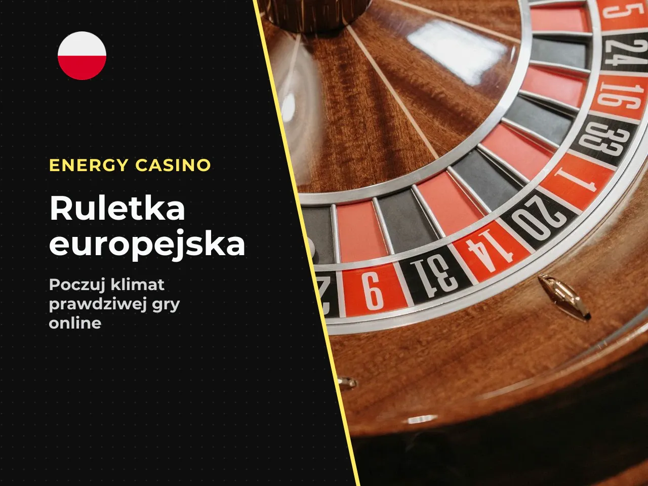 Ruletka europejska — standard gry online. European roulette posiada **37 kieszeni** (numery 0–36) z jednym zielonym zerem. Przewaga kasyna wynosi dokładnie **2,70%** — to najczęściej rekomendowany for