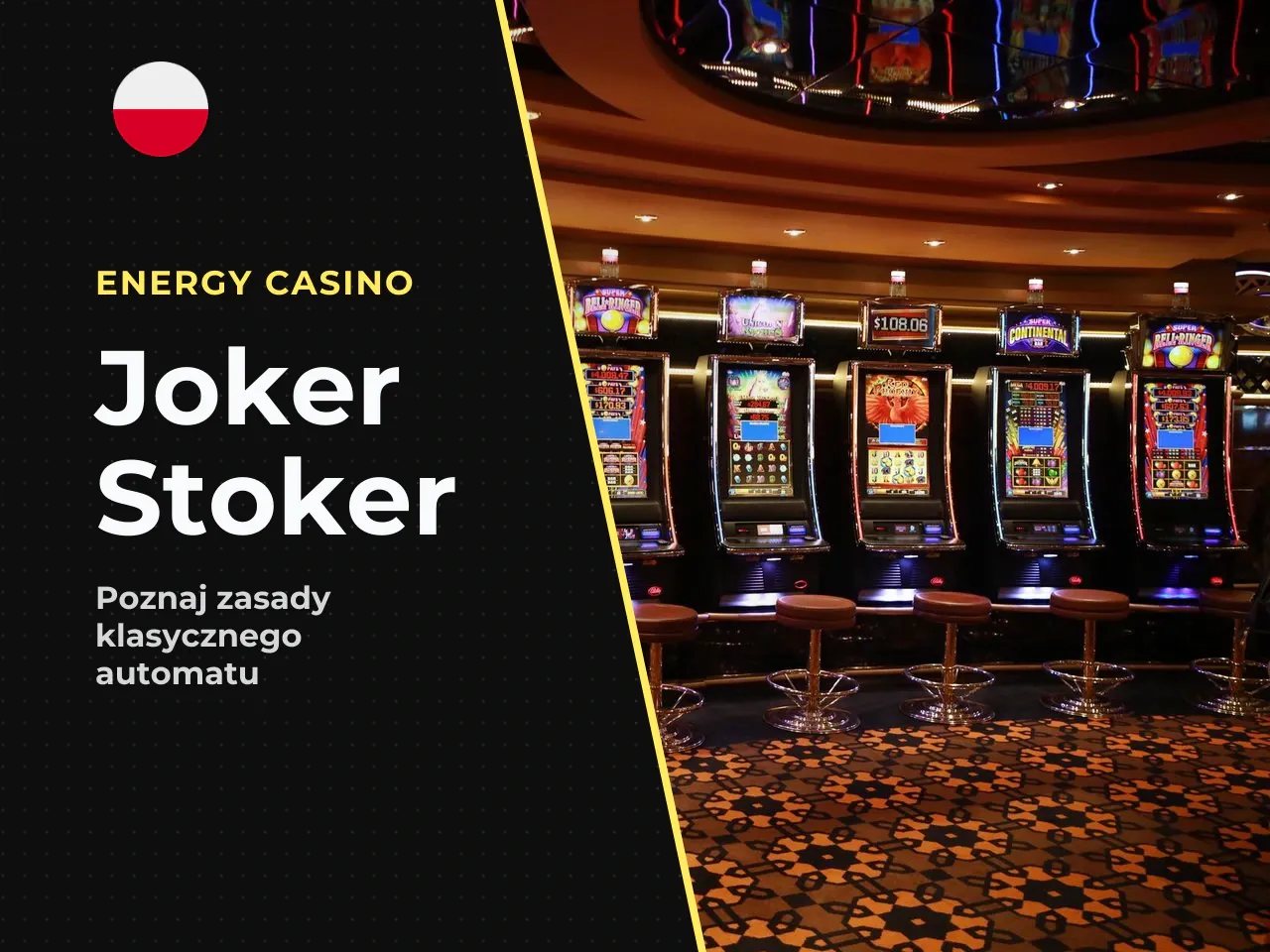 Czym jest Joker Stoker i dla kogo jest ten slot. Joker Stoker to klasyczny wideo automat o owocowym motywie (fruit), który stawia na płynną rozgrywkę bez skomplikowanych animacji fabularnych. Gra jest