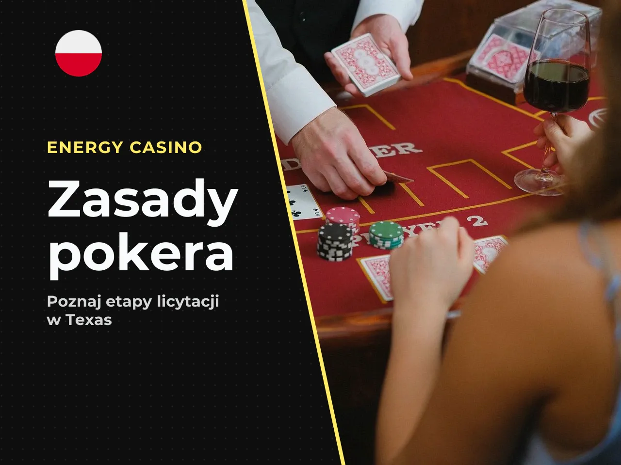 Jak grać w pokera krok po kroku. Rozgrywka w najpopularniejszej odmianie (Texas Hold'em) dzieli się na **etapy zwane ulicami licytacji**: 1. **Preflop:** Otrzymujesz 2 karty własne (hole cards). Pierw